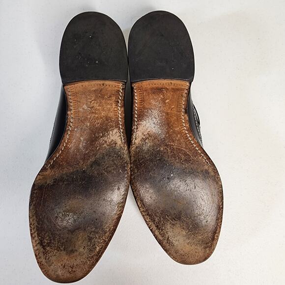 Allen Edmonds Arlington Black Leather Kiltie Tassel Loafers Size 13 AA - Picture 6 of 13